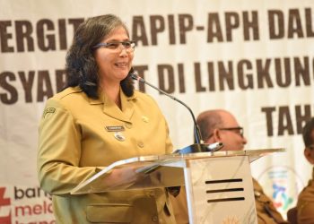 Pj Wali Kota Kediri Zanariah Buka Sosialisasi Antikorupsi Sinergitas APIP-APH dalam Penanganan Pengaduan Masyarakat
