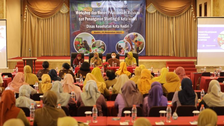 Ukur Keberhasilan Penanganan Balita Stunting di Kota Kediri, Dinas Kesehatan Gelar Monev
