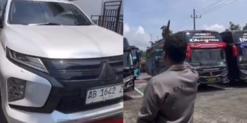 Viral Diduga Mainkan Dana BOS, Sekolah Punya 7 Bus Pariwisata. (foto/tangkapan layar)