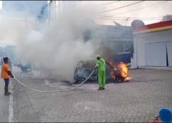 Api Ludeskan Mobil di Situbondo Usai isi BBM di SPBU, Ini Penyebabnya
