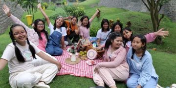 Libur Telah Tiba, Yuk Menikmati Sensasi Taman Hijau SLG Kediri. (foto/Bacaini)