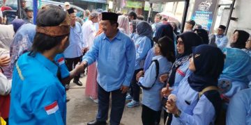 PKL Jombang Siap Dukung Cabup Warsubi, Asal..(foto/Bacaini)