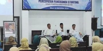 Audit Stunting, Cara Cepat DP3APPKB Pemkab Blitar Tekan Angka Kasus. (foto/ist)
