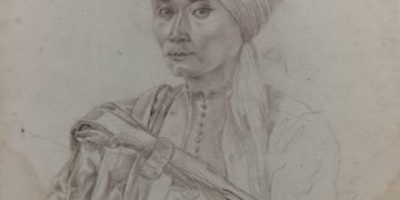 Teka-teki Lukisan Setengah Badan Pangeran Diponegoro. (foto/ist)