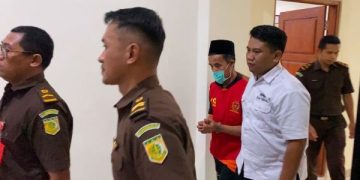 Kasus Pimpinan Ponpes Trenggalek Cabuli Santriwati Hingga Hamil Disidangkan. (foto/Bacaini)