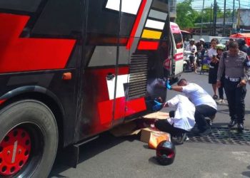 Bus Pariwisata Pelajar di Kota Batu Kembali Makan Korban, 1 Pemotor Tewas