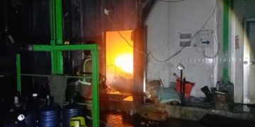 Jelang Pelantikan, Gudang Bisnis Bupati Terpilih Jombang Terbakar. (foto/Bacaini)