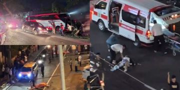 Batu Gempar, Bus Pariwisata Asal Bali Diduga Rem Blong Tewaskan 4 Orang. (foto/ist)