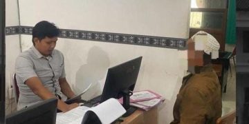 Cabuli Santri, Oknum Kiai di Nganjuk Dijebloskan Bui. (foto/ist)