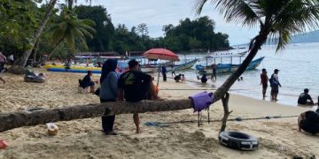 Tahun Baru 2025, Kunjungan Wisatawan ke Trenggalek Berkurang. (foto/Bacaini)