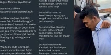Pengakuan Pilu Anak Bos Rental Mobil Korban Penembakan di Rest Area Tol. (foto/tangkapan layar)