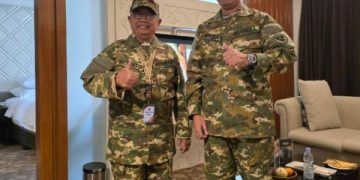 Pemkab Blitar Pastikan Bupati Rijanto Hadiri Retret Magelang. Tampak Bupati Blitar Rijanto dan Wali Kota Blitar Syauqul Muhibbin. (foto/ist)