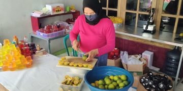 Ibu Rumah Tangga di Kediri Sukses Jualan Sari Buah