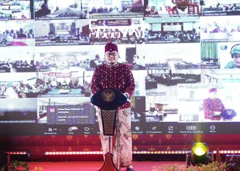 Mas Dhito Serukan Semangat Sinergitas Wujudkan Kabupaten Kediri Bebas dari Kemiskinan Ekstrem. Foto : Dok. Pemkab Kediri