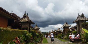 Asyiknya Lebaran Idul Fitri di Desa Penglipuran Bali, Ini Suasananya (foto/Bacaini)
