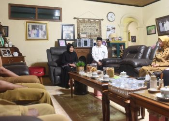 Mbak Vinanda dan Gus Qowim Pererat Silaturahmi Bangun Kota Kediri. Foto : Dok. Pemkot Kediri