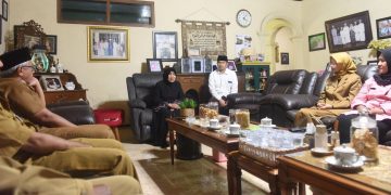Mbak Vinanda dan Gus Qowim Pererat Silaturahmi Bangun Kota Kediri. Foto : Dok. Pemkot Kediri