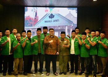 Gandeng Ansor Mas Dhito Hapus Kemiskinan Ekstrem. Foto : Dok. Pemkab Kediri