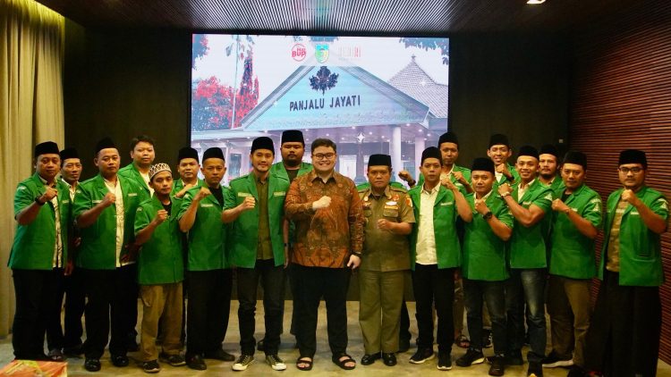 Gandeng Ansor Mas Dhito Hapus Kemiskinan Ekstrem. Foto : Dok. Pemkab Kediri