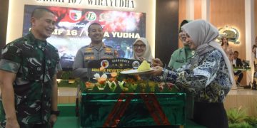 Wali Kota Kediri Hadir Tasyakuran HUT ke-18 Brigif 16 Wira Yudha. Foto : Dok. Pemkot Kediri