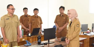 Mbak Vinanda Kunjungi Kantor Baru Diskominfo, Harapkan Kinerja Lebih Optimal. Foto ; Dok. Pemkot Kediri