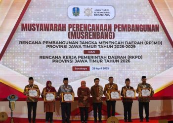 Pemkab Trenggalek Raih Penghargaan Pembangunan Daerah Jawa Timur 2025