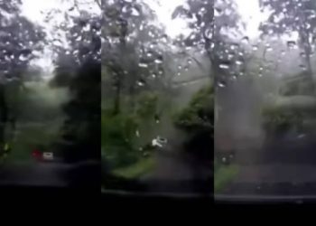 Longsor di Jalur Wisata Cangar-Pacet Mojokerto Timpa 2 Mobil