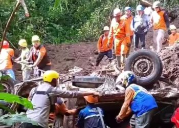 3 Balita Korban Longsor Pacet Mojokerto Tewas Bersama