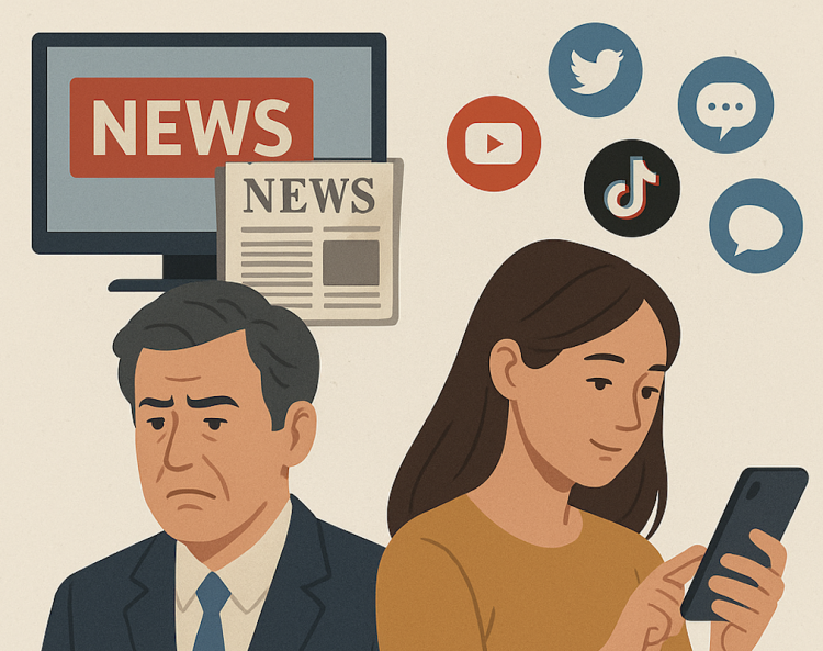 Ketika Publik Meninggalkan Media Arus Utama: Mengapa Media Sosial Kini Lebih Dipercaya?