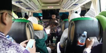 Lepas Keberangkatan Calon Jamaah Haji, Ini Permintaan Mas Dhito, Foto : Dok. Pemkab Kediri