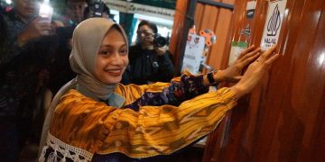 Wujudkan Kediri City Tourism, Mbak Wali Launching Omah Halal Kelurahan Ngronggo. Foto : Dok. Pemkot Kediri