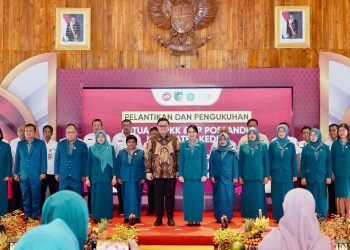 Pasca Dikukuhkan, Mas Dhito Sampaikan 3 Pesan Penting Bagi Pengurus dan Kader PKK. Foto : Dok. Pemkab Kediri