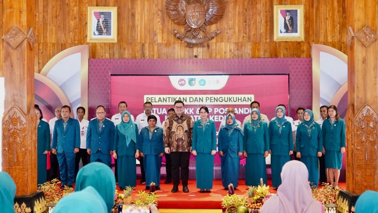 Pasca Dikukuhkan, Mas Dhito Sampaikan 3 Pesan Penting Bagi Pengurus dan Kader PKK