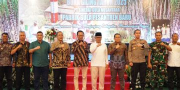 Gus Qowim Hadiri Selamatan Buka Giling PG Pesantren Baru, Harap Dukung Swasembada Pangan Sektor Gula. Foto : Dok. Pemkot Kediri