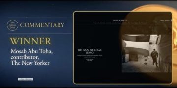 Esai Derita Palestina Mosab Abu Toha Menangkan Pulitzer 2025 (foto/ist)