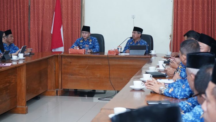 Pasca Bencana, Bupati Trenggalek Pimpin Rapat Koordinasi Penanganan dan Relokasi Warga Terdampak