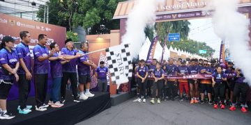 Berangkatkan dan Ikuti Mataraman QRIS Run 2025, Gus Qowim Harap Ekosistem Pembayaran Digital Makin Meluas. Foto : Dok. Pemkot Kediri