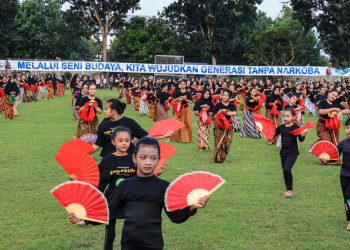 Kelurahan Ngronggo Integrasikan Seni Budaya dalam Aksi Berantas Narkoba. Foto : Dok. Pemkot Kediri
