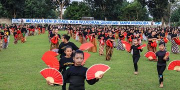 Kelurahan Ngronggo Integrasikan Seni Budaya dalam Aksi Berantas Narkoba. Foto : Dok. Pemkot Kediri