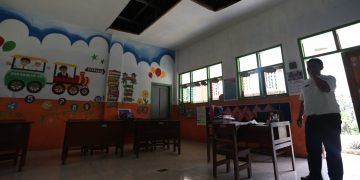 Salah satu sekolah rusak yang ada di Kabupaten Jember