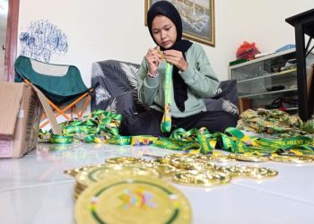 UMKM Jombang Kebanjiran Order Produksi Medali Porprov IX Jatim