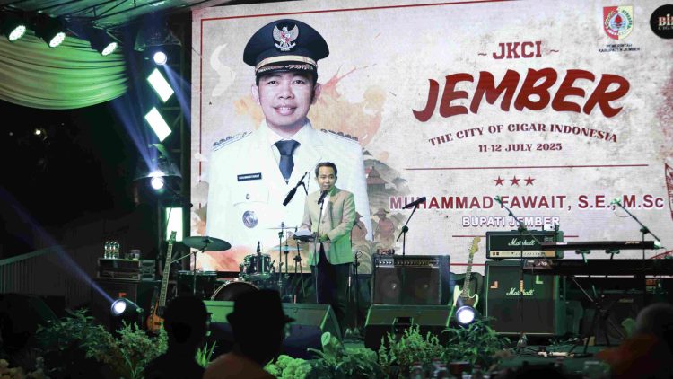 Bupati Jember, Muhammad Fawait saat acara JKCI Jember