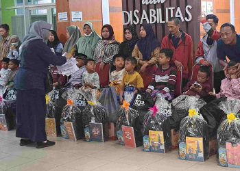 Suasana Peserta khitan massal di RSD dr Soebandi
