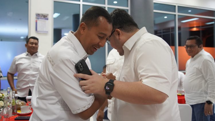 Mas Dhito Ajak Kapolres Baru Bersinergi Melayani Masyarakat Kabupaten Kediri. Foto : Dok. Pemkot Kediri