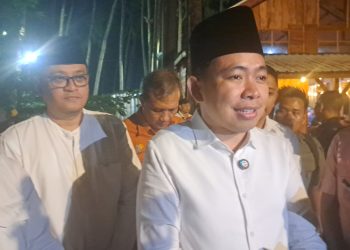 Bupati Jember, Muhammad Fawait saat acara Bunga Desaku di Desa Sidomulyo