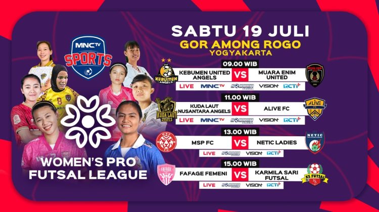 Saksikan Laga Big Match Kebumen United Angels vs Muara Enim United di MNCTV