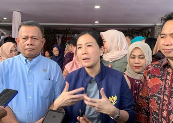 Wamen PPA RI Veronica Tan saat berkunjung ke Ledokombo