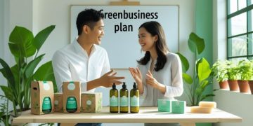 Green Business mulai Jadi Tren di Indonesia: Raup Cuan dan Save Bumi (foto AI/Bacaini)