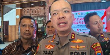 Polres Tulungagung Evaluasi Acara Sah-sahan Perguruan Silat (foto/Bacaini)