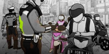 Operasi Patuh Semeru di Kediri Jaring 460 Pengendara (foto/ist)